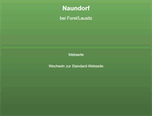 Tablet Screenshot of naundorf-bei-forst.de